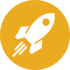 Graphic of Rocket Icon