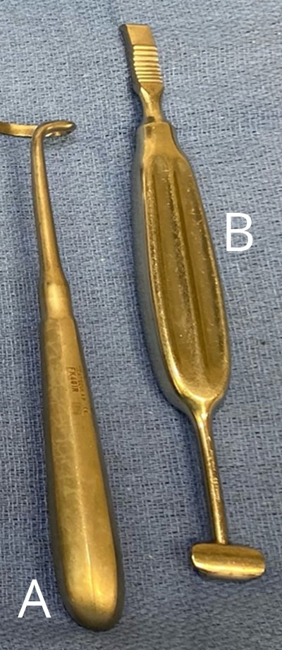 Rib and bone instruments, Doyen rib elevator, Matson rib elevator, thoracic instrumentation