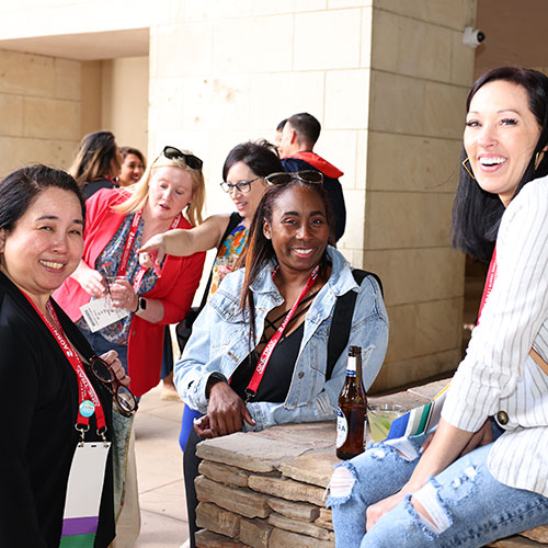 young-professional-2-500x500 Group of Periop Nurses sit and talk at Expo 2023.
