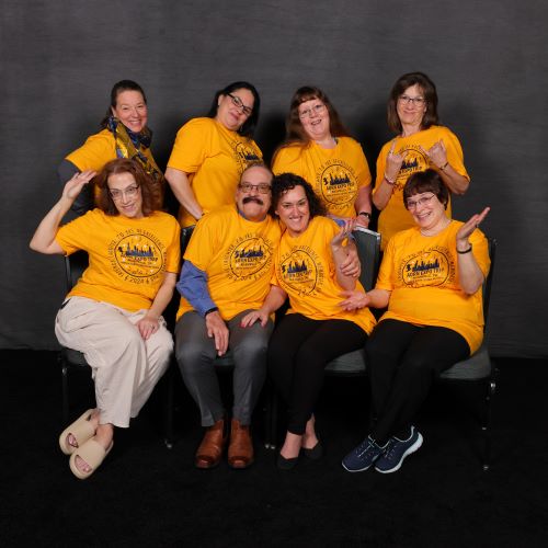 chapter-meet-up Chapter group poses for photo