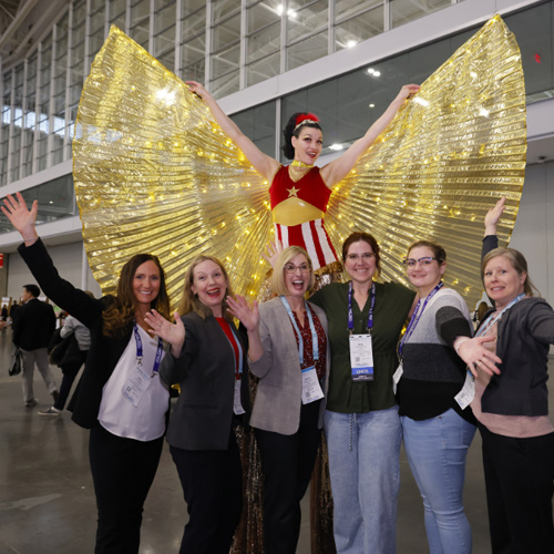 kick-off-party AORN Expo Attendees Celebrating at the Kick Off Party.
