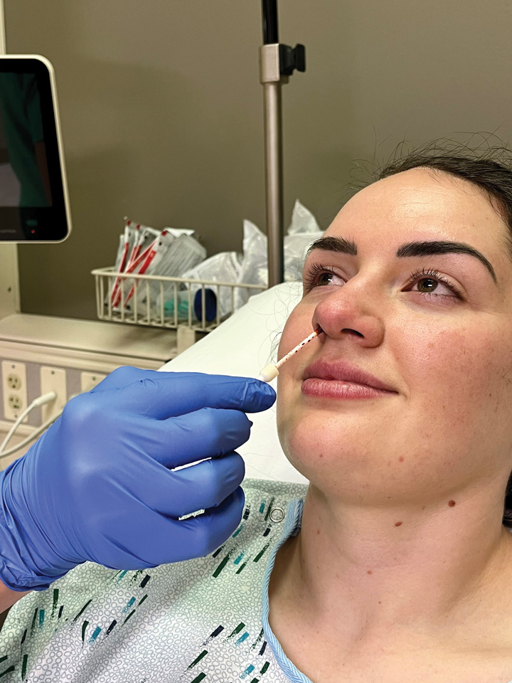 nose swab