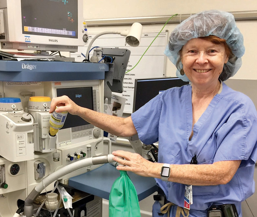 Anesthesia machine clearance